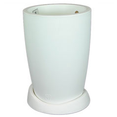 Pot rond rotomoule Blanc